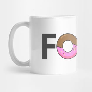 Food typographic artsy Mug